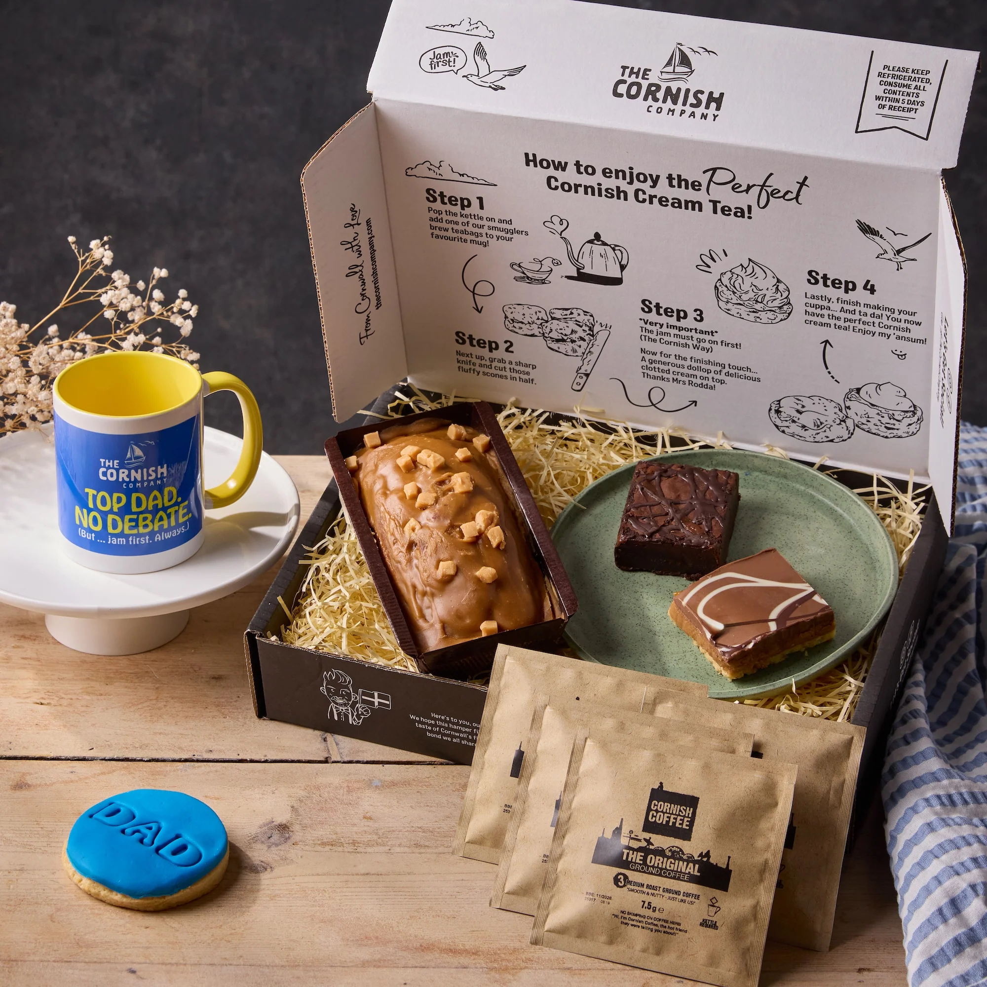 Dad’s Coffee & Cake Treat Hamper - Image 4