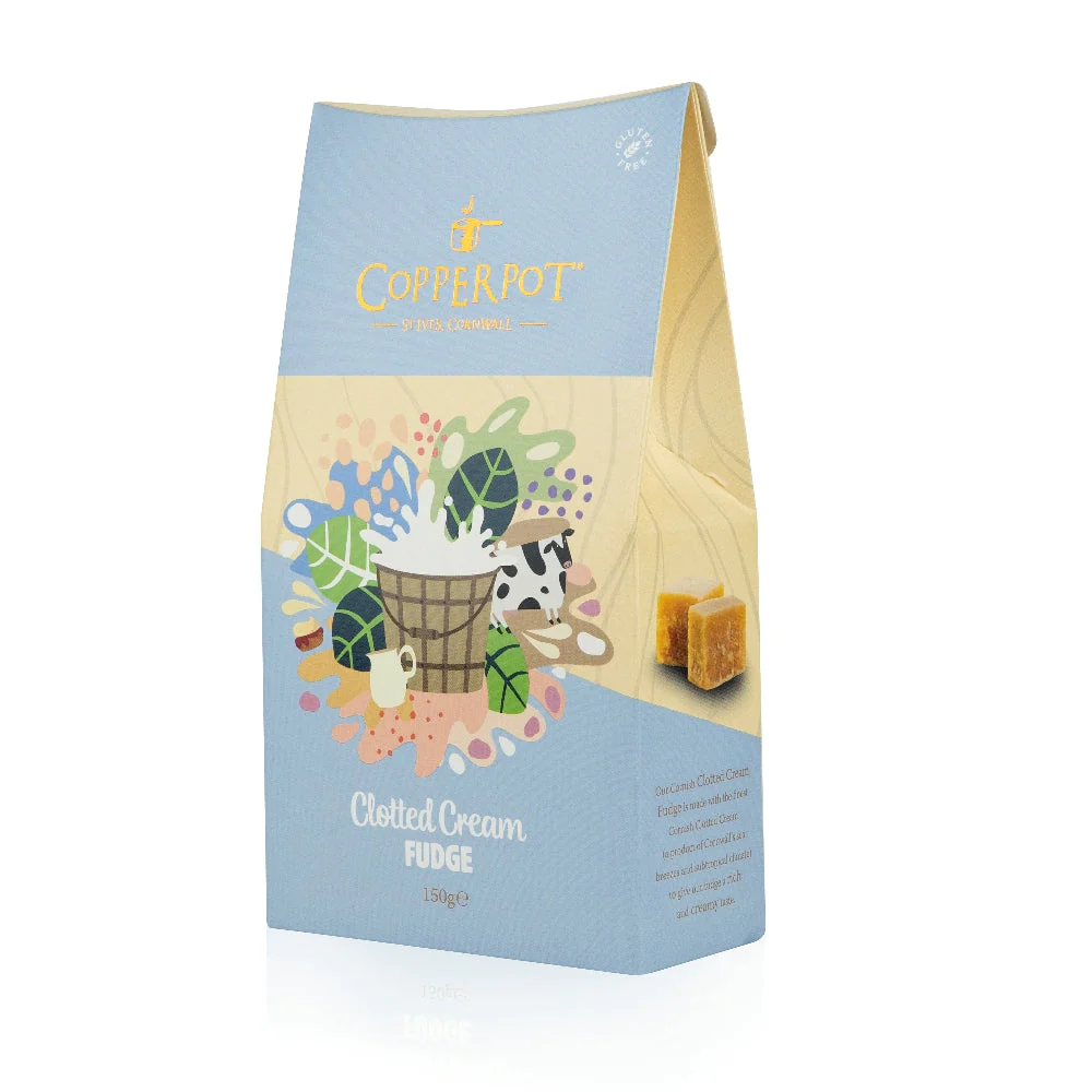Copperpot Cornish Clotted Cream Fudge 150g