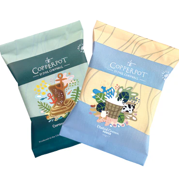 Copperpot Cornish Clotted Cream & Sea Salt Fudge 50g x 2