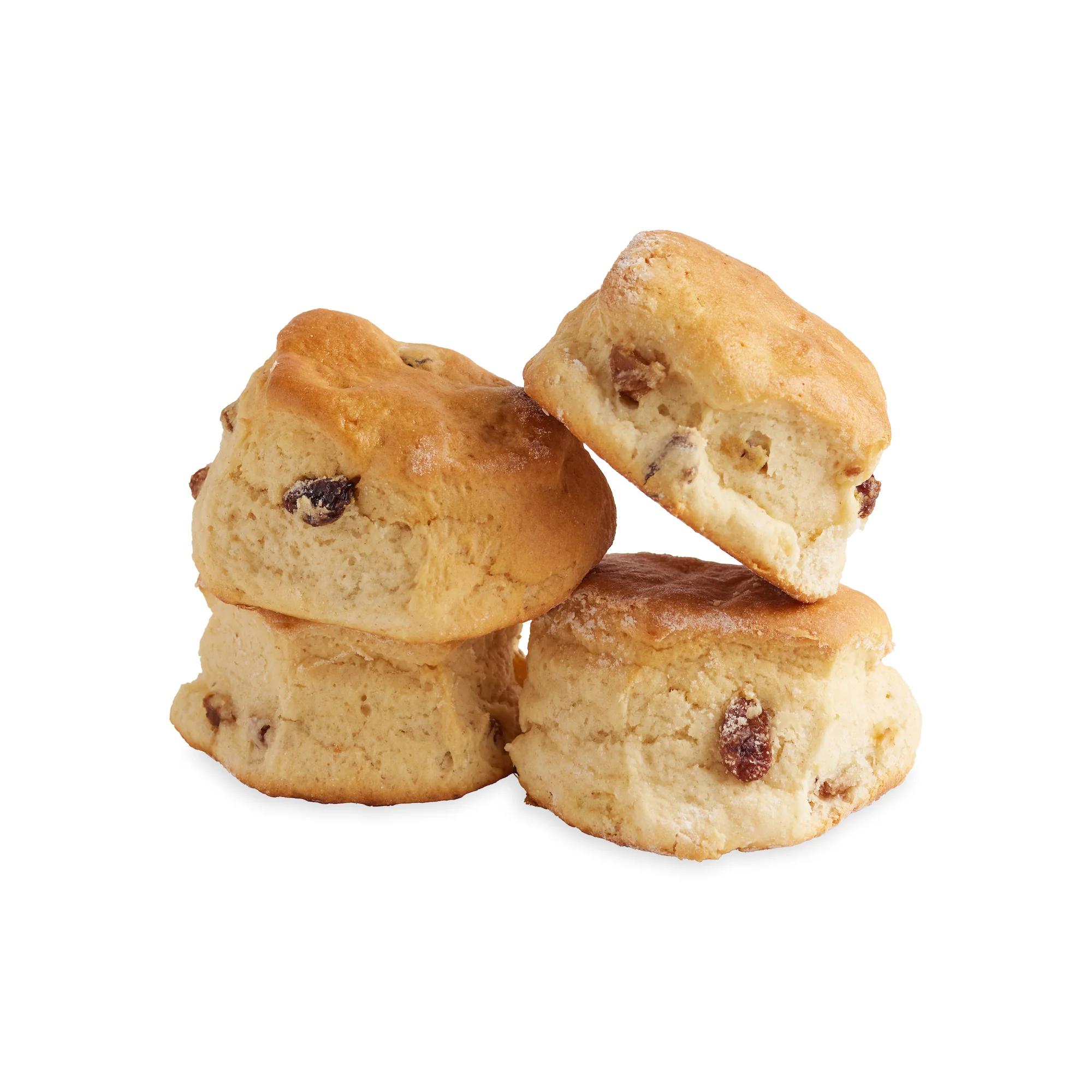 Cornish Fruit Scones x 4 - Image 2