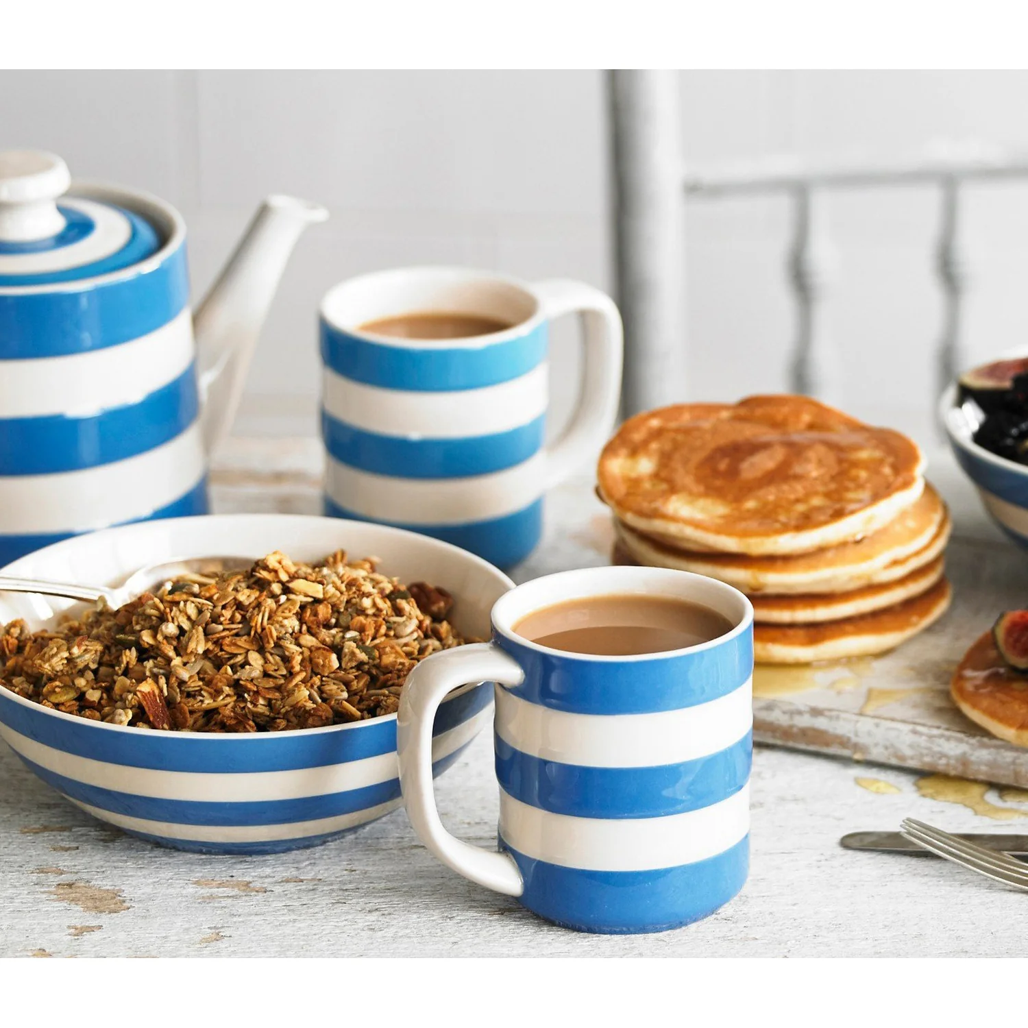 Cornishware Blue Cereal Bowl 17cm - Image 2