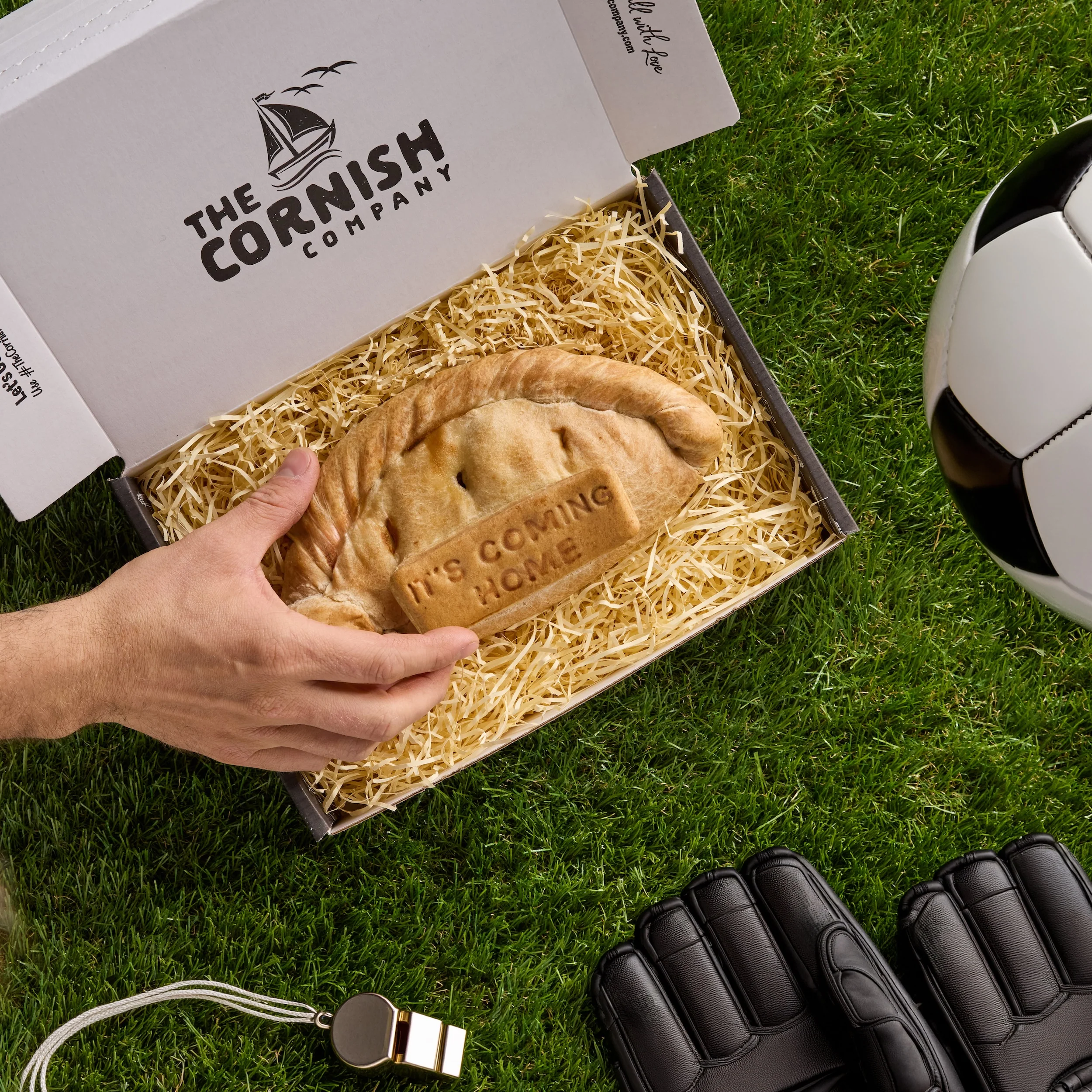 “It’s Coming Home” Extra Large Cornish Steak Pasty - Image 2