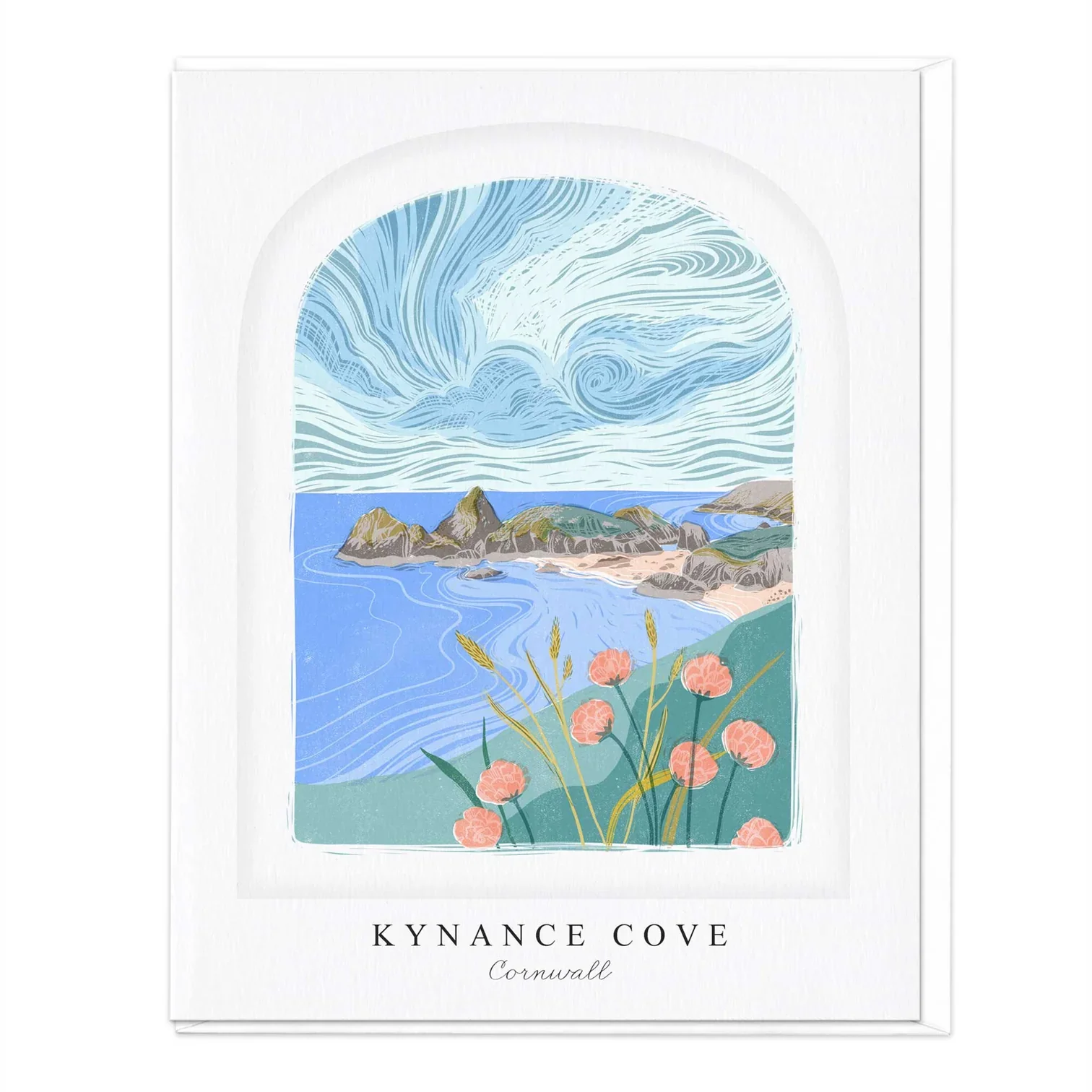 Kynance Cove Art Card