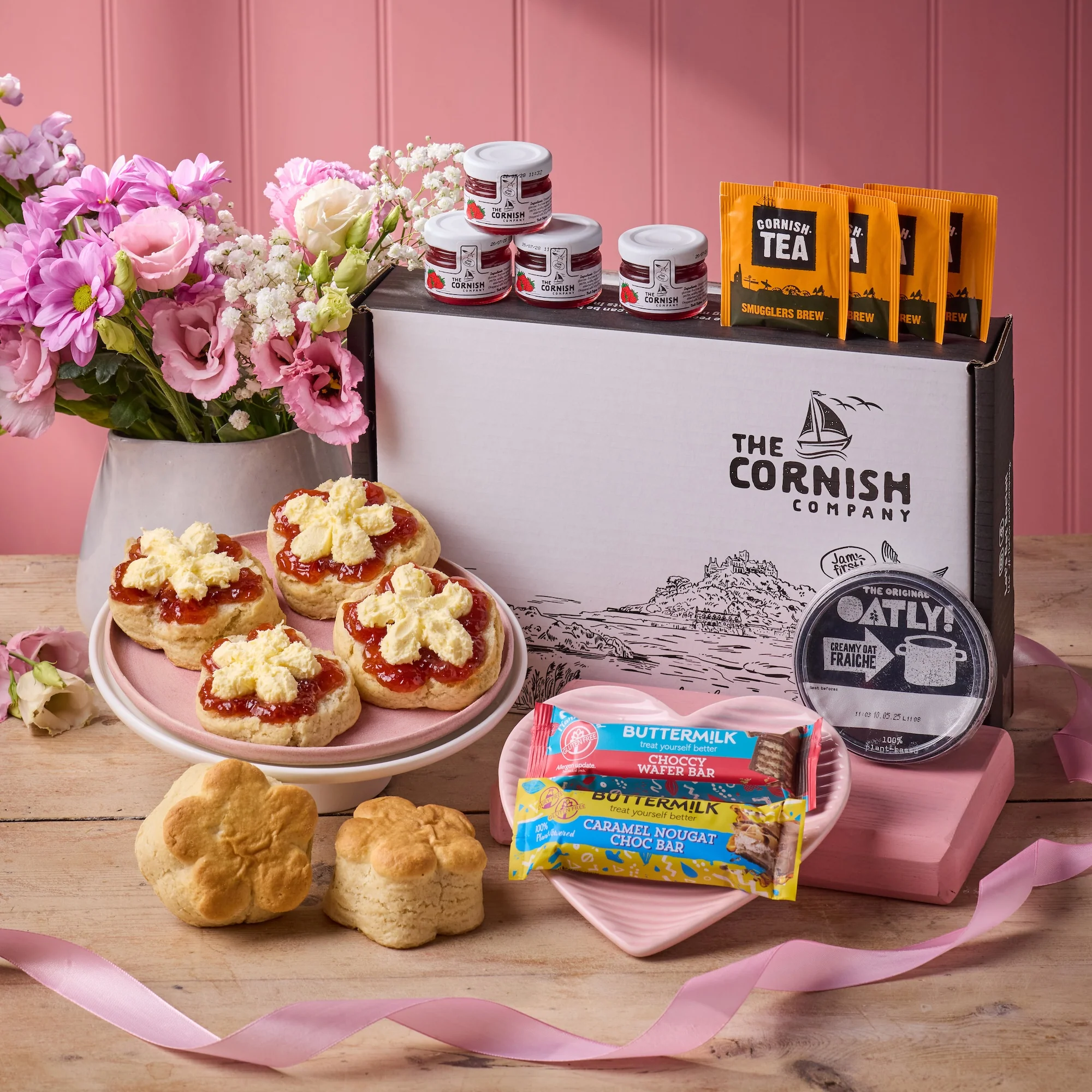 Flower Vegan Cream Tea Hamper