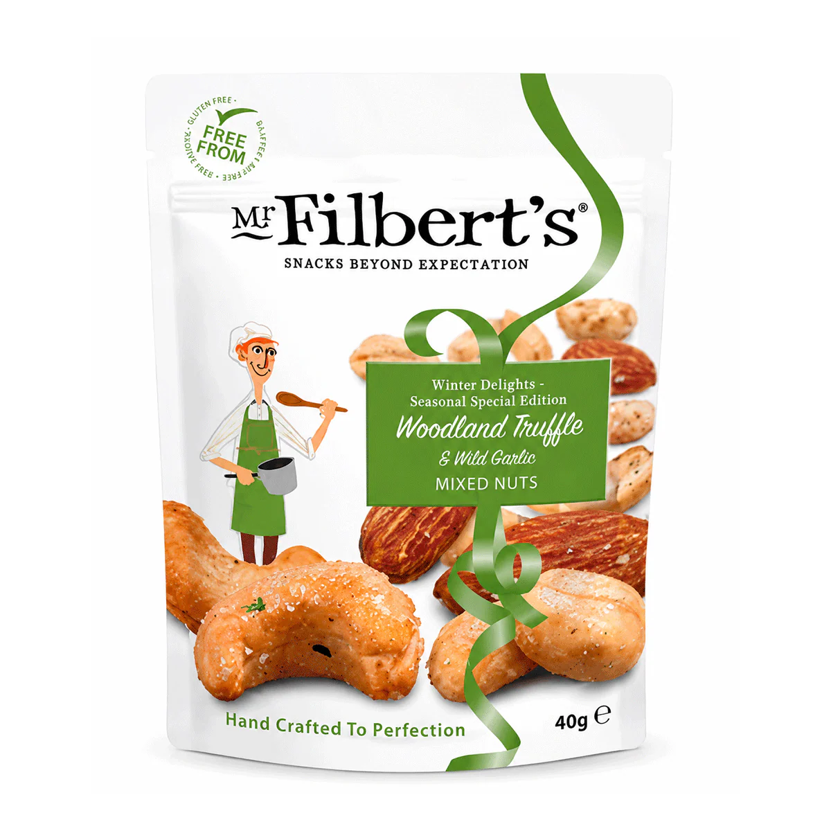 Mr Filbert's Woodland Truffle & Wild Garlic Mixed Nuts 40g