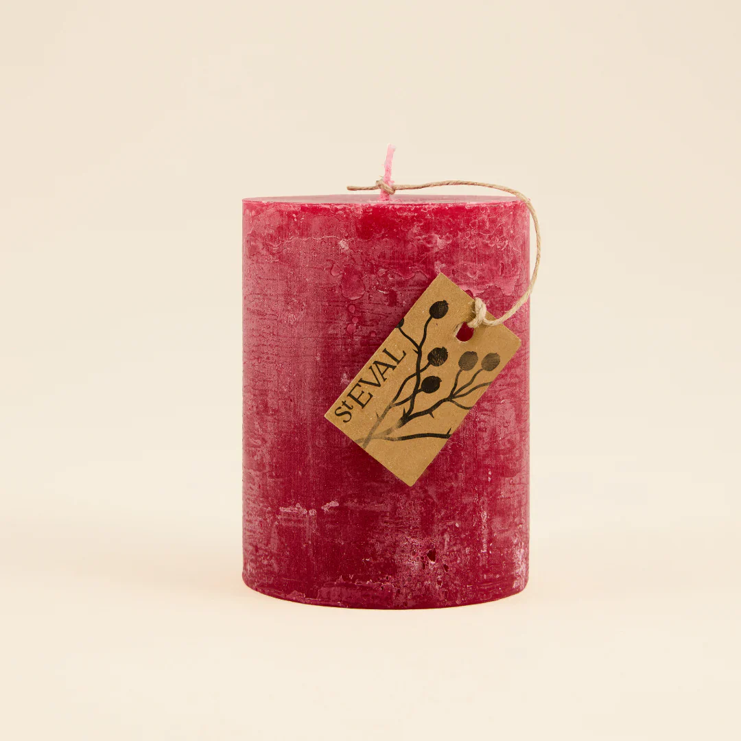 Hawthorn & Berries Fragranced Coloured Pillar