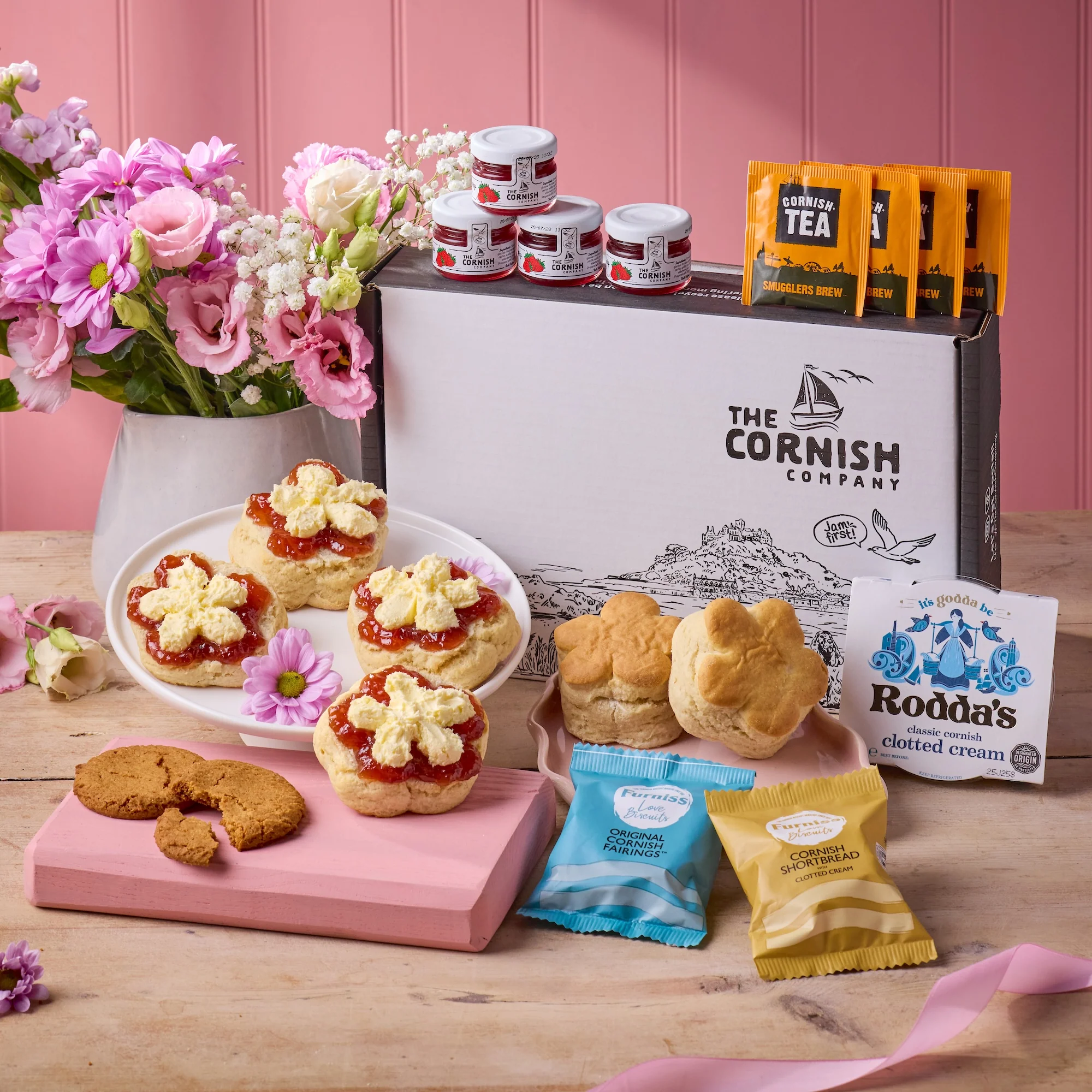 The Flower Scone Cream Tea Hamper - Image 2