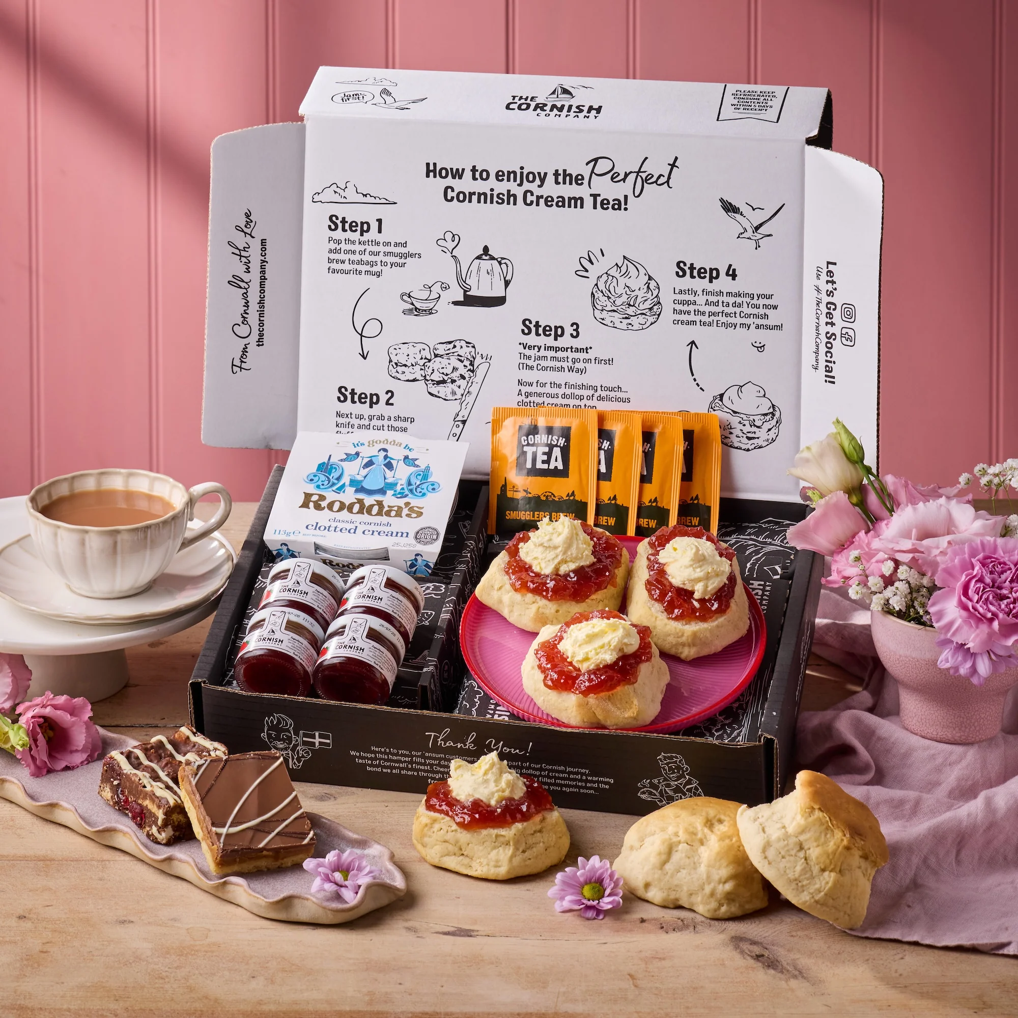 Mother's Day Gluten Free Cream Tea Hamper - Image 2